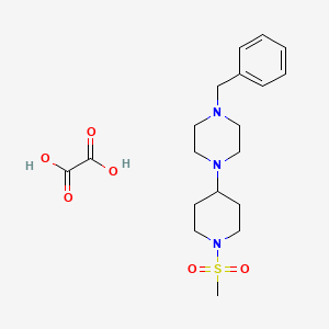 1-benzyl-4-[1-(methylsulfonyl)-4-piperidinyl]piperazine oxalate