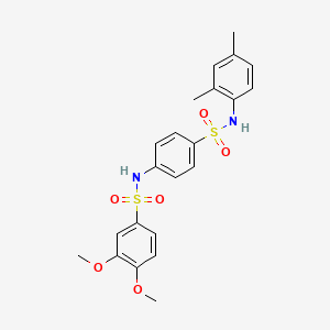 N-(4-{[(2,4-dimethylphenyl)amino]sulfonyl}phenyl)-3,4-dimethoxybenzenesulfonamide