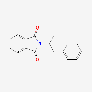 molecular formula C17H15NO2 B3971935 2-(1-methyl-2-phenylethyl)-1H-isoindole-1,3(2H)-dione 