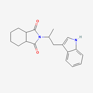 2-[2-(1H-indol-3-yl)-1-methylethyl]hexahydro-1H-isoindole-1,3(2H)-dione