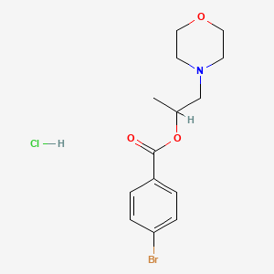 1-methyl-2-(4-morpholinyl)ethyl 4-bromobenzoate hydrochloride