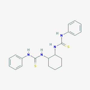 molecular formula C20H24N4S2 B3972069 N,N''-1,2-cyclohexanediylbis[N'-phenyl(thiourea)] 