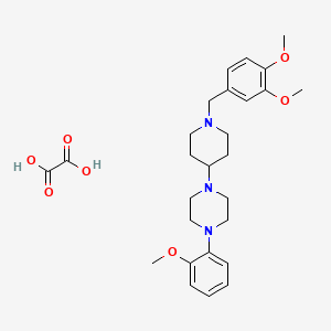 1-[1-(3,4-dimethoxybenzyl)-4-piperidinyl]-4-(2-methoxyphenyl)piperazine oxalate