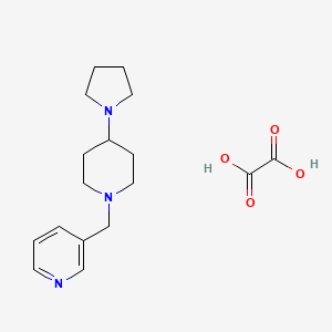 3-{[4-(1-pyrrolidinyl)-1-piperidinyl]methyl}pyridine oxalate