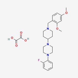 1-[1-(2,4-dimethoxybenzyl)-4-piperidinyl]-4-(2-fluorophenyl)piperazine oxalate