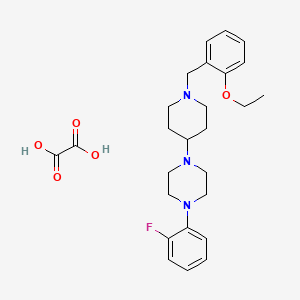 1-[1-(2-ethoxybenzyl)-4-piperidinyl]-4-(2-fluorophenyl)piperazine oxalate