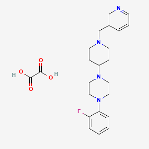 1-(2-fluorophenyl)-4-[1-(3-pyridinylmethyl)-4-piperidinyl]piperazine oxalate