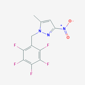 5-methyl-3-nitro-1-(pentafluorobenzyl)-1H-pyrazole