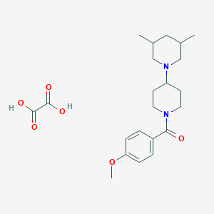 1'-(4-methoxybenzoyl)-3,5-dimethyl-1,4'-bipiperidine oxalate