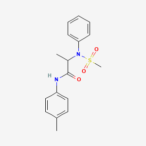 N~1~-(4-methylphenyl)-N~2~-(methylsulfonyl)-N~2~-phenylalaninamide