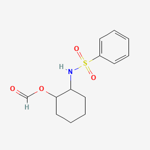 2-[(phenylsulfonyl)amino]cyclohexyl formate