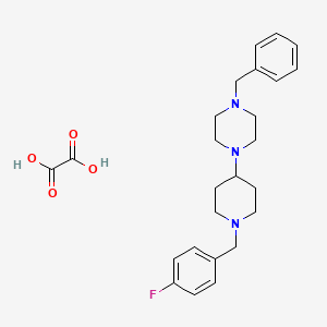 1-benzyl-4-[1-(4-fluorobenzyl)-4-piperidinyl]piperazine oxalate