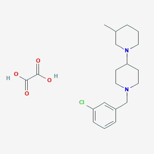 1'-(3-chlorobenzyl)-3-methyl-1,4'-bipiperidine oxalate