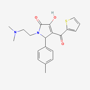 1-[2-(dimethylamino)ethyl]-3-hydroxy-5-(4-methylphenyl)-4-(2-thienylcarbonyl)-1,5-dihydro-2H-pyrrol-2-one