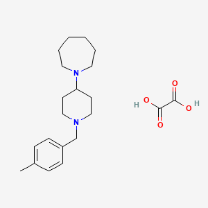 molecular formula C21H32N2O4 B3972360 1-[1-(4-methylbenzyl)-4-piperidinyl]azepane oxalate 