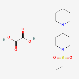 molecular formula C14H26N2O6S B3972365 1'-(ethylsulfonyl)-1,4'-bipiperidine oxalate 