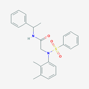 N~2~-(2,3-dimethylphenyl)-N~1~-(1-phenylethyl)-N~2~-(phenylsulfonyl)glycinamide