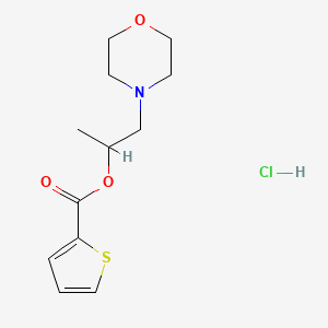 1-methyl-2-(4-morpholinyl)ethyl 2-thiophenecarboxylate hydrochloride