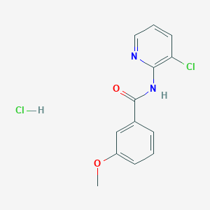 molecular formula C13H12Cl2N2O2 B3972423 N-(3-chloro-2-pyridinyl)-3-methoxybenzamide hydrochloride 