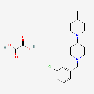 1'-(3-chlorobenzyl)-4-methyl-1,4'-bipiperidine oxalate