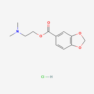 2-(dimethylamino)ethyl 1,3-benzodioxole-5-carboxylate hydrochloride