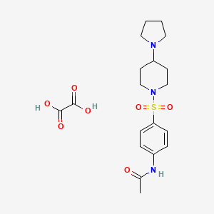 N-(4-{[4-(1-pyrrolidinyl)-1-piperidinyl]sulfonyl}phenyl)acetamide oxalate