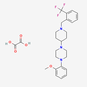 1-(2-methoxyphenyl)-4-{1-[2-(trifluoromethyl)benzyl]-4-piperidinyl}piperazine oxalate