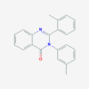molecular formula C22H18N2O B397257 2-(2-methylphenyl)-3-(3-methylphenyl)-4(3H)-quinazolinone 