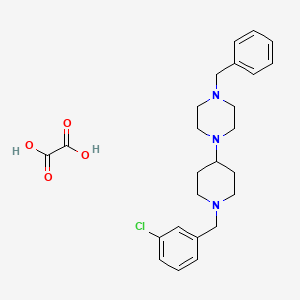 1-benzyl-4-[1-(3-chlorobenzyl)-4-piperidinyl]piperazine oxalate