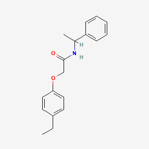 2-(4-ethylphenoxy)-N-(1-phenylethyl)acetamide