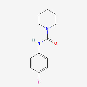 molecular formula C12H15FN2O B3972798 N-(4-fluorophenyl)-1-piperidinecarboxamide CAS No. 60465-12-5