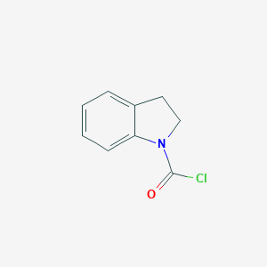 molecular formula C9H8ClNO B039728 Chlorure d'indoline-1-carbonyle CAS No. 117086-91-6