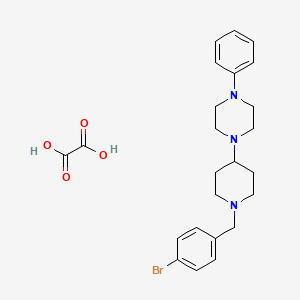 1-[1-(4-bromobenzyl)-4-piperidinyl]-4-phenylpiperazine oxalate