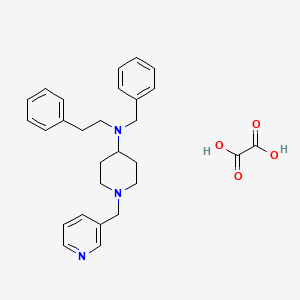 N-benzyl-N-(2-phenylethyl)-1-(3-pyridinylmethyl)-4-piperidinamine oxalate