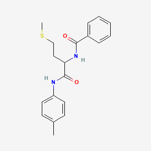 N-[1-{[(4-methylphenyl)amino]carbonyl}-3-(methylthio)propyl]benzamide