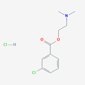 molecular formula C11H15Cl2NO2 B3972884 2-(dimethylamino)ethyl 3-chlorobenzoate hydrochloride 