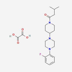 1-(2-fluorophenyl)-4-[1-(3-methylbutanoyl)-4-piperidinyl]piperazine oxalate