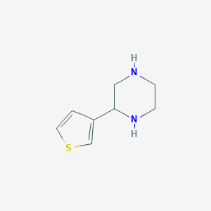 2-(Thiophen-3-yl)piperazine