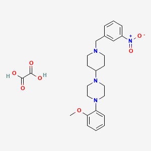 1-(2-methoxyphenyl)-4-[1-(3-nitrobenzyl)-4-piperidinyl]piperazine oxalate