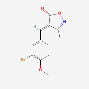 4-(3-bromo-4-methoxybenzylidene)-3-methyl-5(4H)-isoxazolone