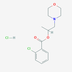 1-methyl-2-(4-morpholinyl)ethyl 2-chlorobenzoate hydrochloride