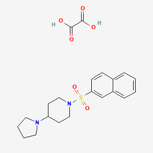 1-(2-naphthylsulfonyl)-4-(1-pyrrolidinyl)piperidine oxalate