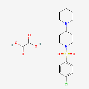 1'-[(4-chlorophenyl)sulfonyl]-1,4'-bipiperidine oxalate