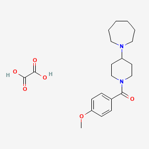 1-[1-(4-methoxybenzoyl)-4-piperidinyl]azepane oxalate