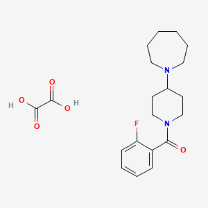 1-[1-(2-fluorobenzoyl)-4-piperidinyl]azepane oxalate