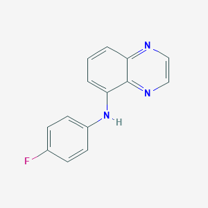 N-(4-fluorophenyl)-5-quinoxalinamine