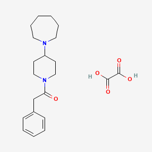 1-[1-(phenylacetyl)-4-piperidinyl]azepane oxalate