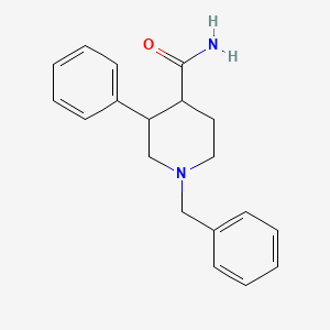 molecular formula C19H22N2O B3973154 1-benzyl-3-phenyl-4-piperidinecarboxamide 