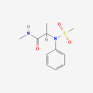 N~1~-methyl-N~2~-(methylsulfonyl)-N~2~-phenylalaninamide