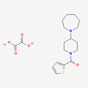 1-[1-(2-thienylcarbonyl)-4-piperidinyl]azepane oxalate